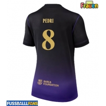 Barcelona Pedri Gonzalez #8 Auswärtstrikot Frauen 2026-27 Kurzarm